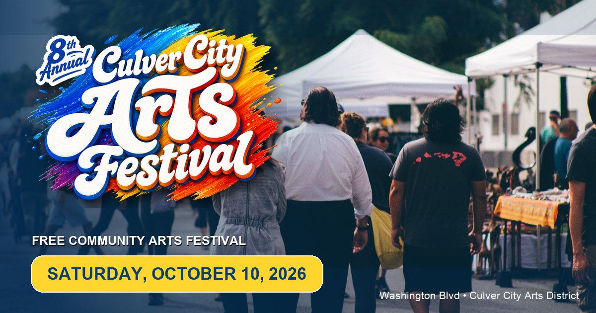 Culver City Arts Festival at Washington Boulevard, Helms Avenue to La Cienega Avenue